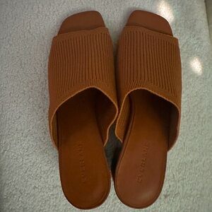 Everlane Burnt Orange Sandal Heels for sale!